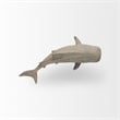 Mercana Willa Small Gray Resin Whale Shark sculpture