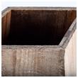 Mercana Allen I Large Natural Wooden Base Oval Vase