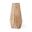 Mercana Allen I Large Natural Wooden Base Oval Vase