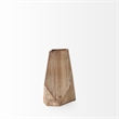 Mercana Allen III Tall Natural Wooden Base Oval Vase