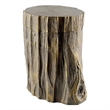 Mercana Willow I Short Brown Resin Stump Storage Box in Resin