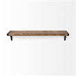 Mercana Dion I Large Brown Wood Wall Shelve