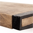 Mercana Dion I Large Brown Wood Wall Shelve