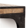 Mercana Dion I Large Brown Wood Wall Shelve