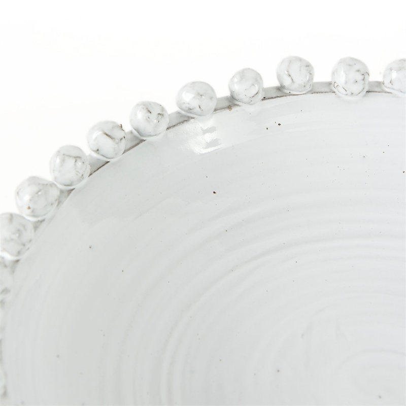 Mercana Basin Large Off White Ceramic Decorative Bowl