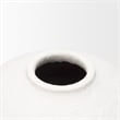 Mercana Karakum II Large White Textured Ceramic Vase