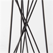 Mercana Sixx II Large Antiqued Silver Metal Hexagonal Table Candle Holder