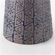 Mercana Sefina I Small Brown/Black Patterned Ceramic Vase