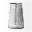Mercana Serena II Large Gray/White Textured Metal Jug