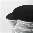 Mercana Serena II Large Gray/White Textured Metal Jug