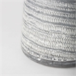 Mercana Serena II Large Gray/White Textured Metal Jug