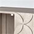 Mercana Excelsior II Iron Base Storage Cabinet in Light Brown