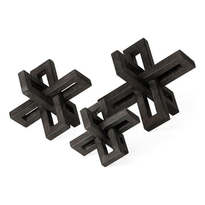 Mercana Aleph (Set of 3) Black Metal Small Medium & Large Jacks