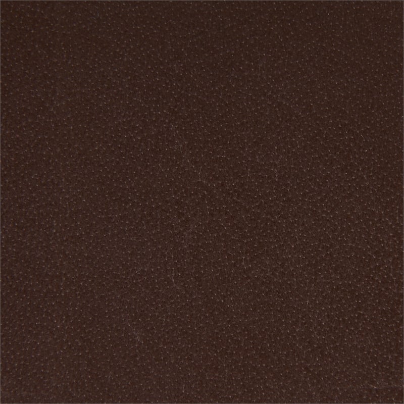 Clarissa 18.0L x 16.0W x 30.0H Dark Brown Woven Leather W/Black Iron Frame Stool