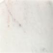 Mercana Stella 17L x 17W White Round Marble Top W/Gold Base Accent Table