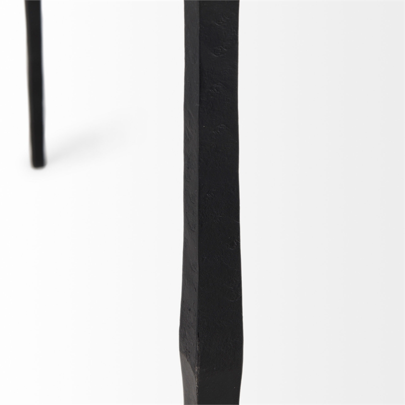 Mercana Timothy Ebony Black Iron Console/ Sofa Table