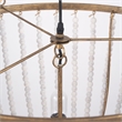 Mercana Rhone Gold Metal And Wood Beaded Chandelier