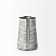 Mercana Serena I 8H Small Gray/White Textured Metal Jug