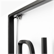 Mercana But First Coffee Metal Wall Sign Cut-Out Typography in Black