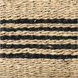 Mercana Cullen Gray Twisted Seagrass Square Basket (Set Of 3)
