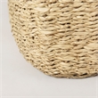 Mercana Cullen Gray Twisted Seagrass Square Basket (Set Of 3)