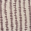 Mercana Jenna Beige/Cream W/ Merlot Print Linen Square Decorative Pillow Cover