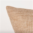 Mercana Jacklyn Brown Linen Square Decorative Pillow Cover