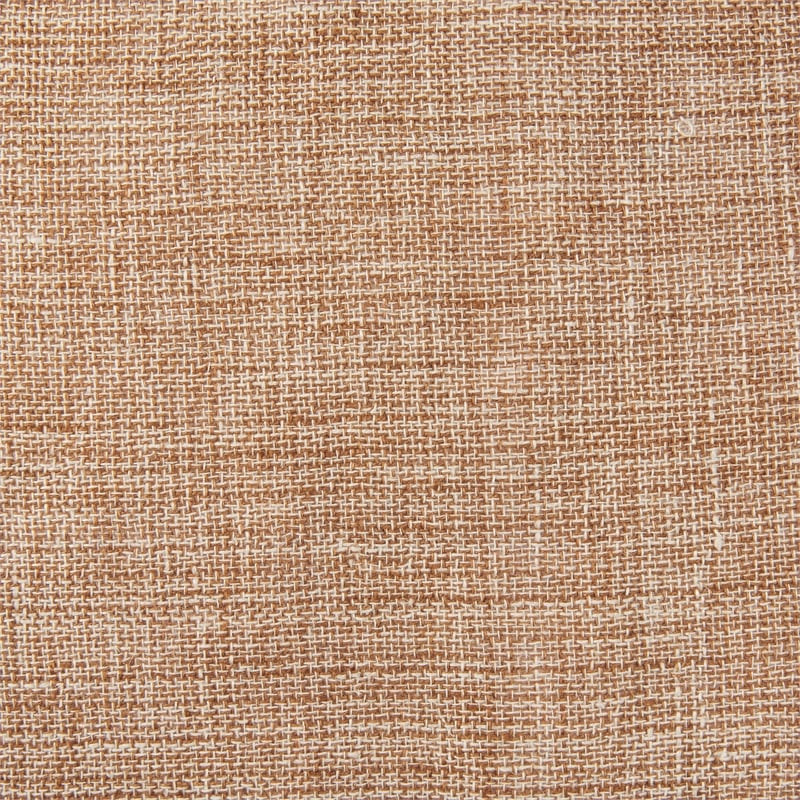 Mercana Jacklyn Brown Linen Square Decorative Pillow Cover