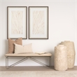 Mercana Jacklyn Brown Linen Square Decorative Pillow Cover