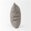 Mercana Jacklyn Grey Linen Square Decorative Pillow Cover