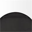 Mercana Cora Black Metal Frame W/ Brown Wooden Shelf Arched Wall Mirror