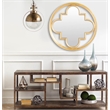 Mercana Leighton I 15X20 Gold Toned Metal Spherical Pendant Light in Clear