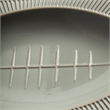 Mercana Samira Set Of 3 Metal Decorative Fish Trays in Gray