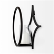 Mercana Lyra Ii Wall-Mounted Candle Holder in Black