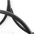 Mercana Lyra Ii Wall-Mounted Candle Holder in Black