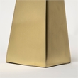 Mercana Giza 4L X 4W Gold Elongated Pyramids (Set Of 2)
