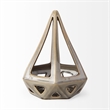 Mercana Hood 7.7L X 7.7W X 9.4H Bronze Geometric Ceramic Object