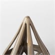 Mercana Hood 7.7L X 7.7W X 9.4H Bronze Geometric Ceramic Object