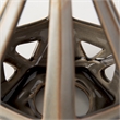 Mercana Hood 7.7L X 7.7W X 9.4H Bronze Geometric Ceramic Object