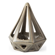 Mercana Hood 7.7L X 7.7W X 9.4H Bronze Geometric Ceramic Object