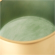 Mercana Minty Medium Green Glass Vase W/Matte Gold Metal Neck Cuff