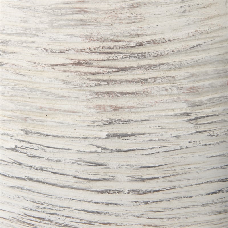Mercana Misha 25.2L X 25.2W X 22.4H Cream Ceramic Floor Vase