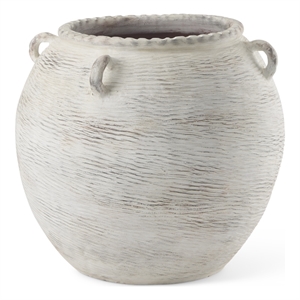 Mercana Misha 25.2L X 25.2W X 22.4H Cream Ceramic Floor Vase