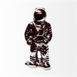 Mercana Aldrin 4L X 4W Bronze Electroplated Astronaut in Silver