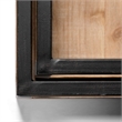 Mercana Ross Natural Wood W/ Black Metal Nesting Trays in Brown (Set Of 2)