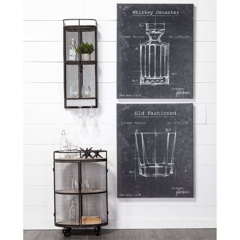 Mercana Rhea Brown Cast Iron Small Medium Large Jacks (Set Of 3)