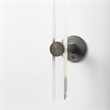 Mercana Kinsley Beige Shade W/Transparent Body Wall Sconce