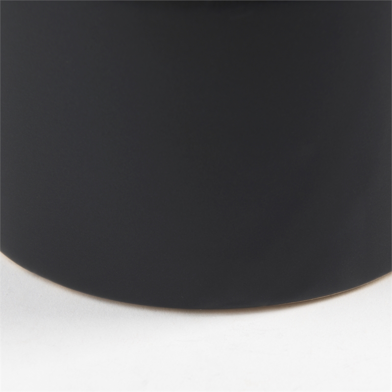 Mercana Burton 10.8H Small Matte Black Ceramic Jug Vase