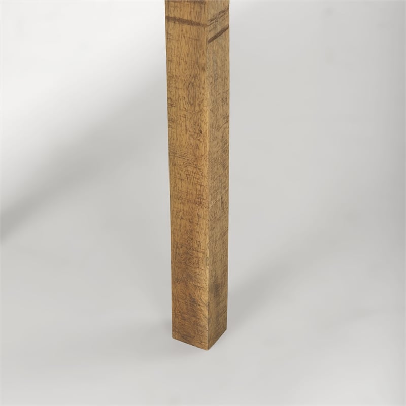 Mercana Rosie Small Brown Wood Console Table in Brown