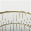 Mercana Shani Set Of 2 Round Gold Metal W/ Glass Accent Tables